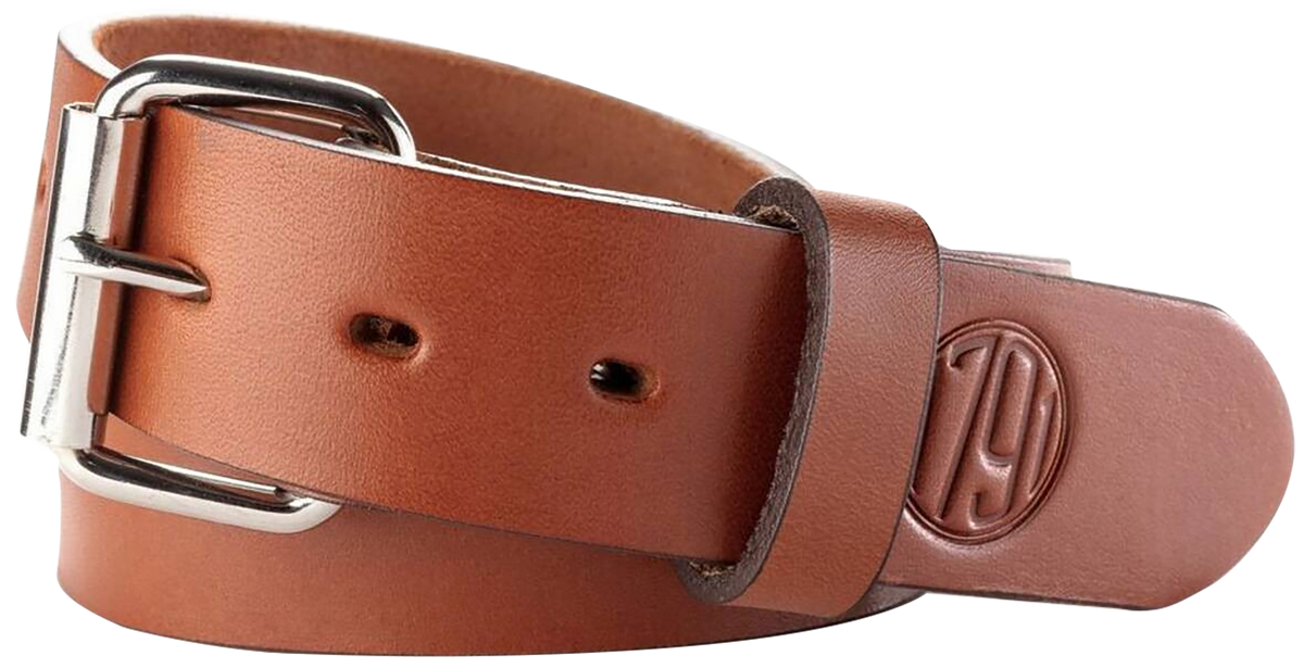 1791 Gunleather BLT-01 Gun Belt Classic Brown Leather 44/48 1.50" Buckle Closure