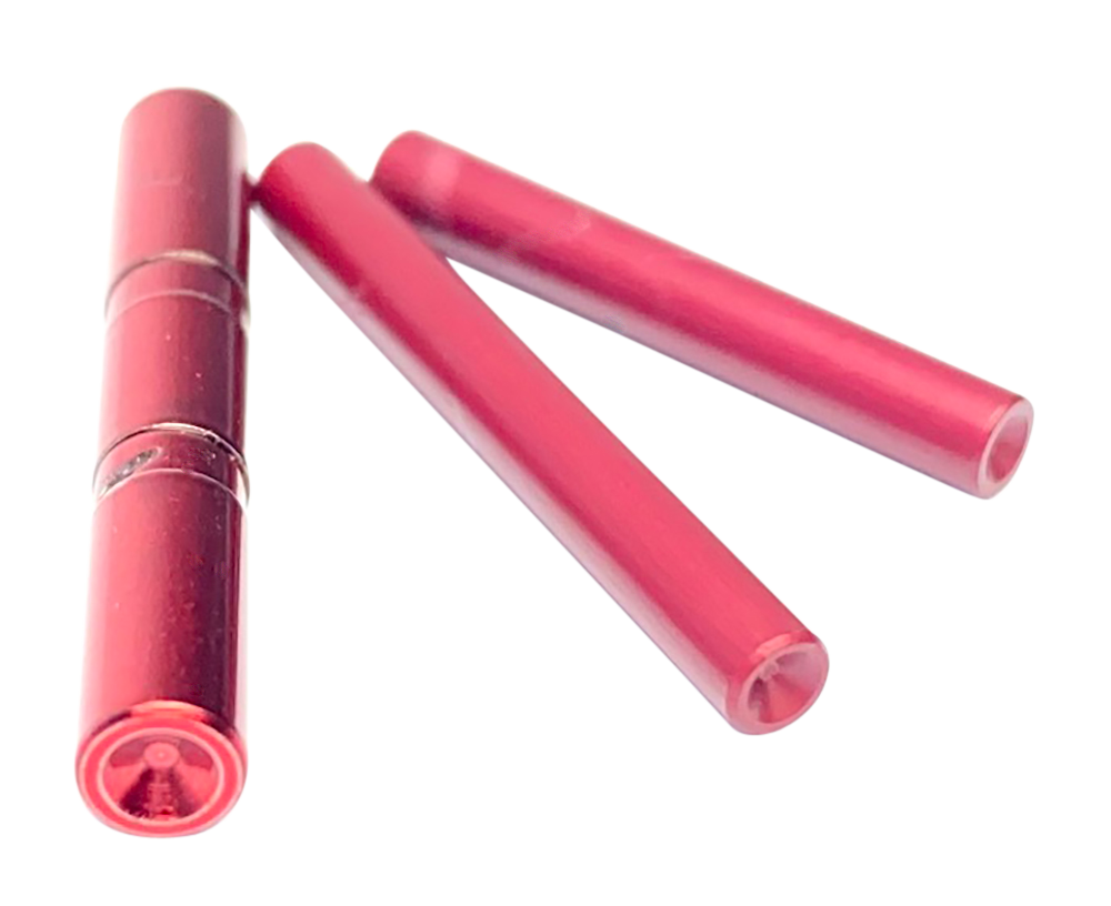 Cross Armory CRG5PSRD 3 Pin Set Dimpled Compatible w/Glock 17/19/26/34 Gen5 Red Steel Handgun