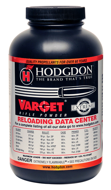 Hodgdon Varget Smokeless Rifle Powder 1 lb - Multi-Caliber