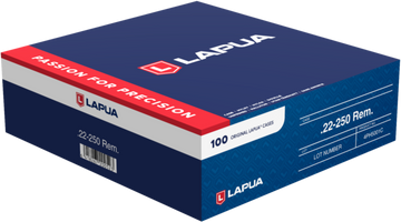Berger Bullets Unprimed Cases .22-250 Remington Rifle Brass 100/Box
