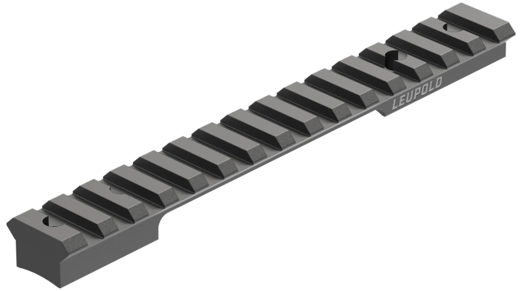 Leupold BackCountry Cross-Slot 1-Piece Scope Base Matte Black Aluminum - Winchester 70 Long Action 20 MOA