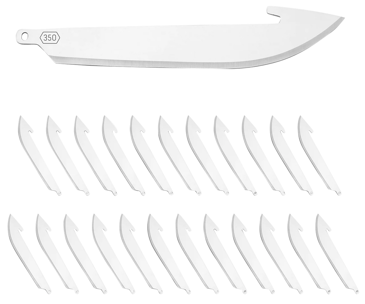 Outdoor Edge RR3524 Replacement Blades 3.50" Drop Point 420J2 SS - 24 Pack