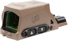 Sig Sauer Electro-Optics Romeo-M17 1x 24mm 2 MOA Red Dot / 32 MOA Circle Coyote Tan Reflex Sight - MIL-SPEC for M17/M18