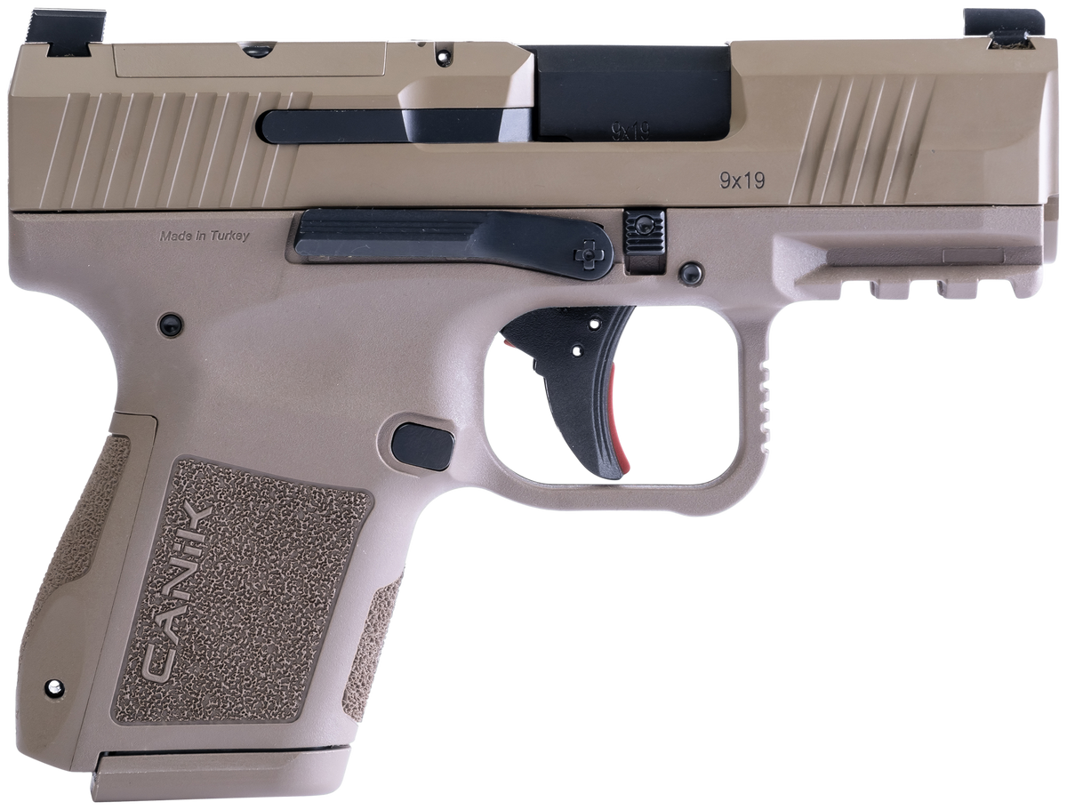Canik Mete MC9 9mm Luger 3.18" 12+1/15+1 Semi-Auto Pistol - FDE