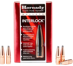 Hornady InterLock 8mm .323 195gr Spire Point Reloading Bullets - 100/Box