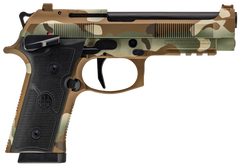 Beretta 92XI Combat 9mm Luger 4.7" 15+1 SAO Pistol - MultiCam Cerakote