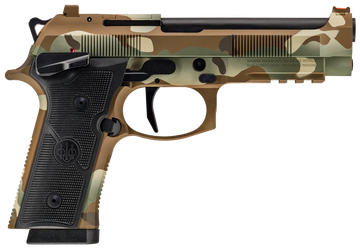 Beretta 92XI Combat 9mm Luger 4.7" 15+1 SAO Pistol - MultiCam Cerakote