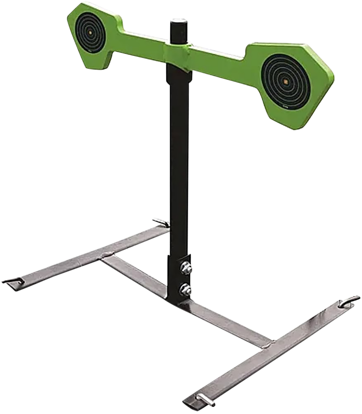 SME SMEHGS Spinning Handgun Steel Target .38-.45 Cal Black/Green