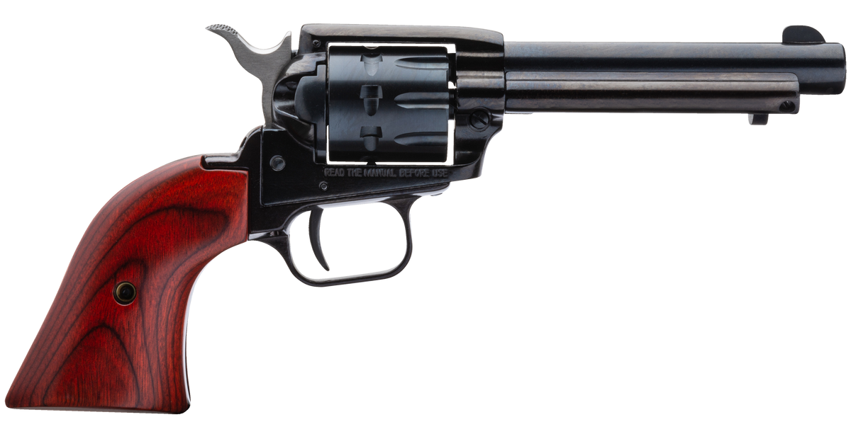 Heritage Mfg Rough Rider Small Bore 22 LR / 22 WMR 4.75" 9-Rd Black Cocobolo Grip Revolver