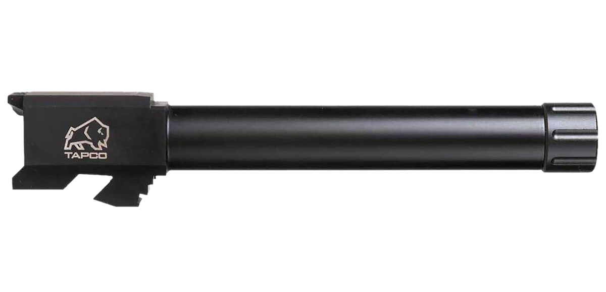 Tapco Glock 17 Gen1-3 9mm Luger Threaded Stainless Steel Barrel - Black Nitride