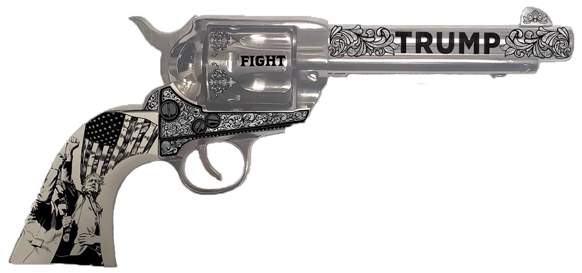 Traditions 1873 Trump-Fight 45 Long Colt 5.50" 6-Rd SAO Nickel Revolver