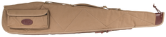 Boyt Harness Alaskan 48" Waxed Khaki Canvas Rifle Case - Brass Hardware & Quilted Flannel