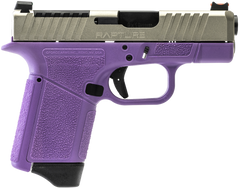 GForce Arms Rapture 9mm Luger 3.25" 12+1 Semi-Auto Pistol - Purple Cerakote, Nickel Slide