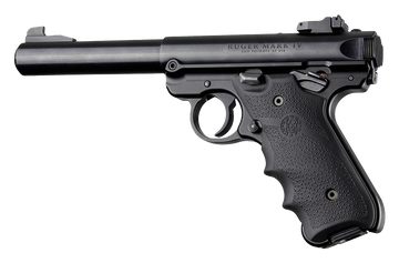 Hogue 79000 Rubber Grip Black with Finger Grooves for Ruger Mark IV