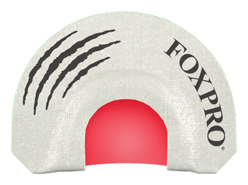 Foxpro Smoking Gun Howler Diaphragm Coyote Call - Double Reed - White