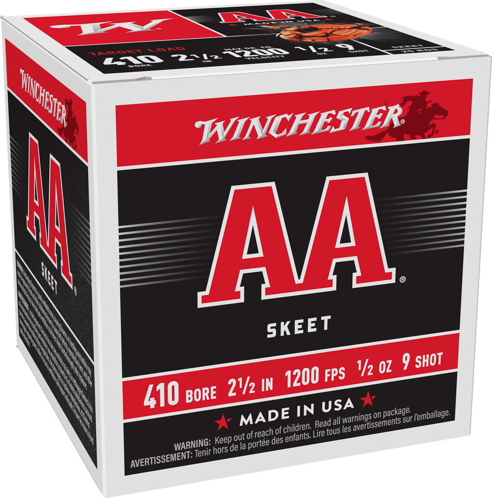 Winchester Ammo AA Target 410 Gauge 2.5" 1/2 oz 9 Shot 25 Rd - Box or Case