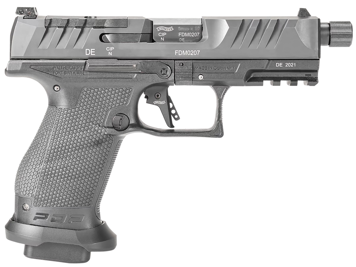 Walther Arms PDP Pro SD Compact 9mm Luger 4.60" 18+1 Semi-Auto Pistol - Threaded Barrel