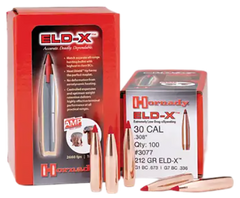 Hornady 2635 ELD-X 6.5mm .264 143 gr Rifle Bullets - 100 Per Box