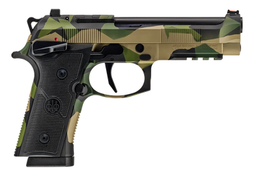 Beretta 92XI SAO 9mm Luger 4.7" 18+1 Semi-Auto Pistol - Splinter Camo Cerakote