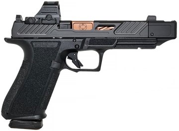 Shadow Systems DR920P Elite 9mm Luger 4.6" 17+1 Semi-Auto Pistol w/ Holosun 507C - Black/Bronze