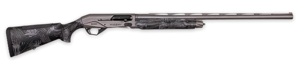 Weatherby Sorix 20 Gauge 28" 3" Chamber 2+1 Semi-Auto Shotgun - Gray Cerakote Storm Camo Stock