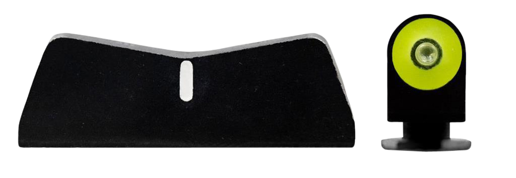 XS Sights DXT2 Big Dot Night Sights for Glock 42/43/43X/48 - Green Tritium Yellow Outline Front / Black Rear