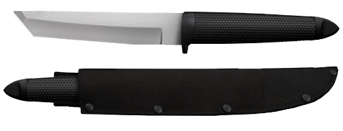 Cold Steel 20TL Tanto Lite 6" Fixed Plain Tanto 4034 Stainless Steel Black Polypropylene Handle