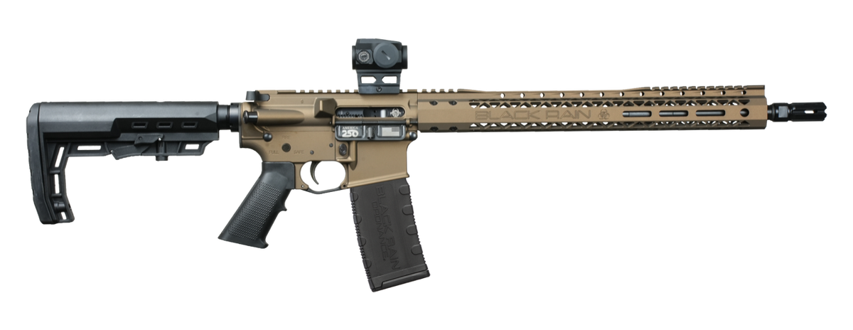 Black Rain Ordnance BRO26040602OPT 5.56 NATO 16" Semi-Auto Rifle - Viridian Venta Red Dot