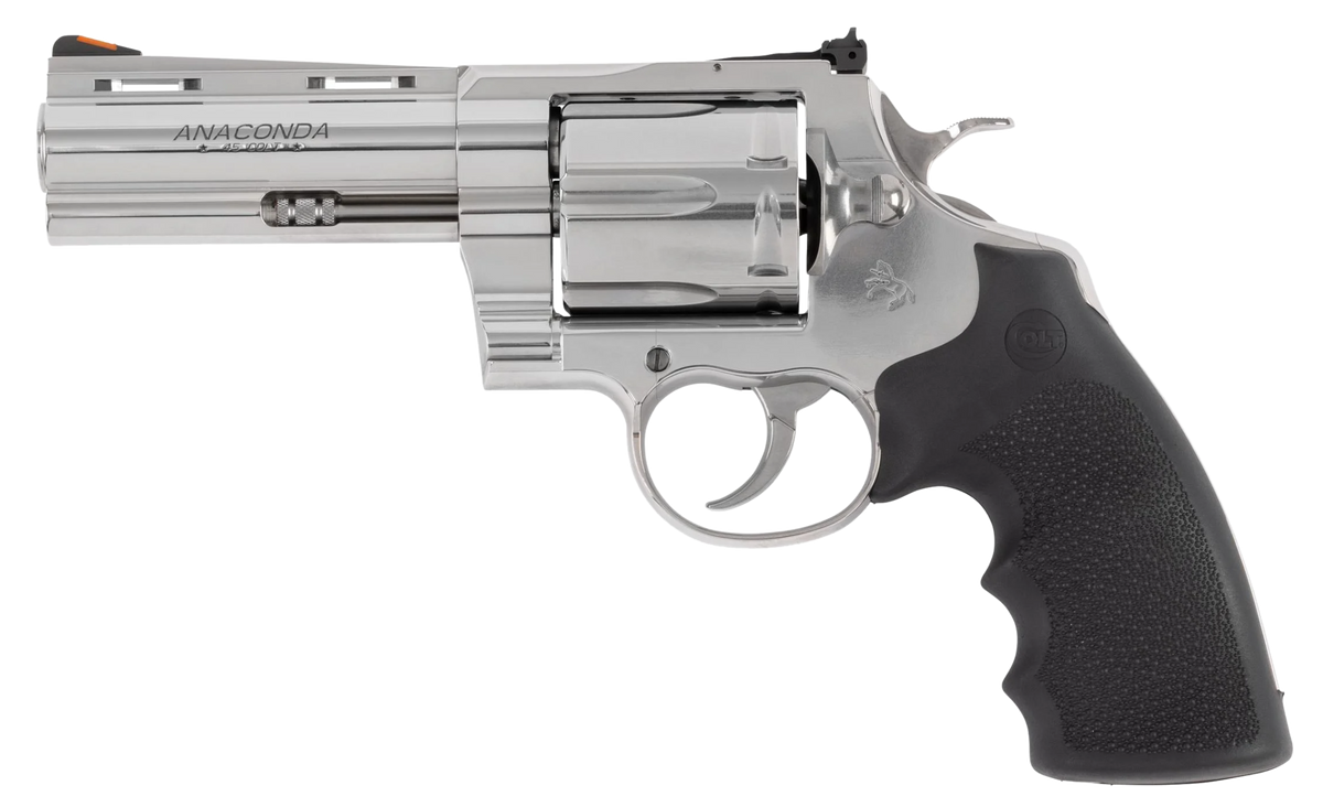 Colt Mfg Anaconda 45 Colt 4.25" 6-Rd DA/SA Revolver - Stainless
