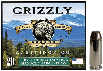 Grizzly Ammo GC10M4 10mm Auto 180gr JHP - Box or Case