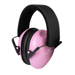Radians LS0800CS Lowset Passive Muff 21 dB Over the Head Pink/Black 1 Pair