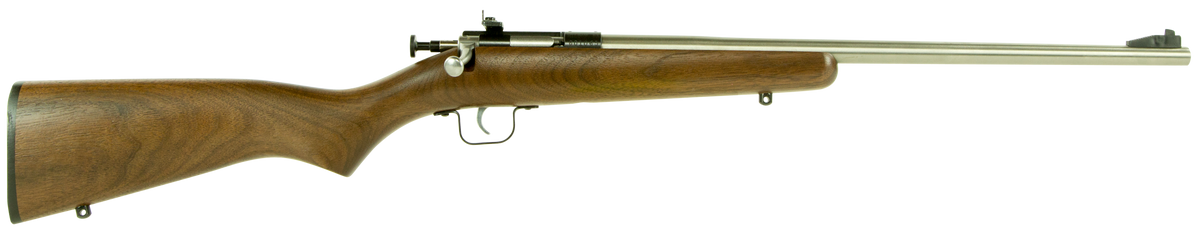 Crickett KSA3238 Youth 22 LR 16.12" 1-Rd Bolt Action Rifle - Walnut Stock