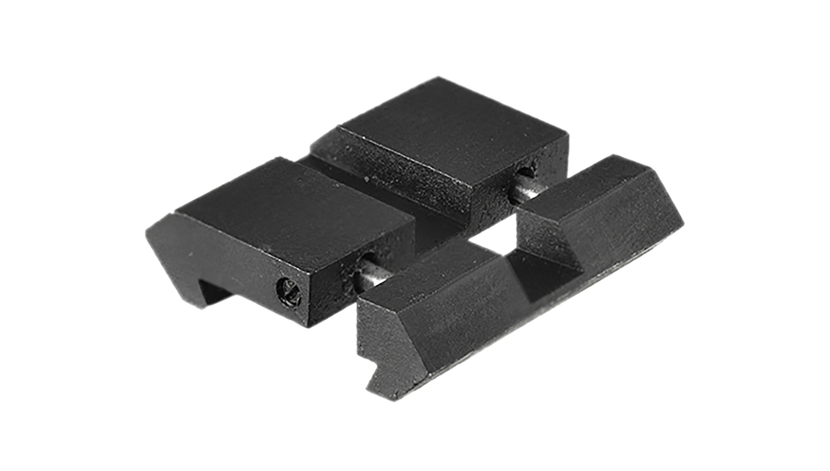 UTG Dovetail-to-Picatinny Snap-on Rail Adaptors 9-11mm 2/Pack Aluminum