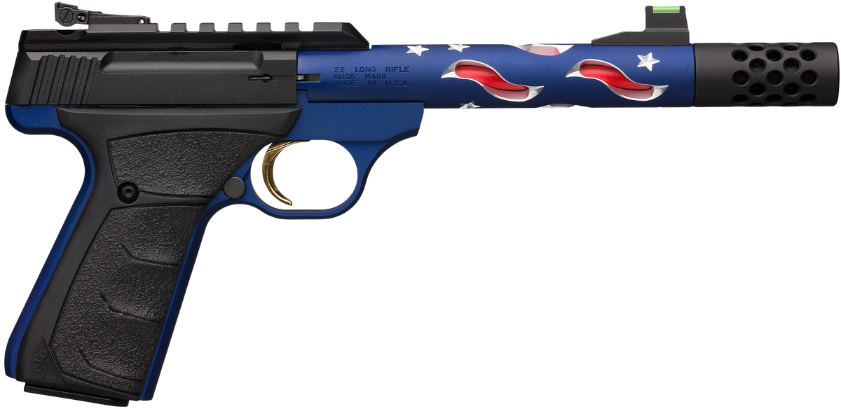 Browning Buck Mark Plus Vision SR Americana 22 LR 5.87" 10+1 Semi-Auto Pistol