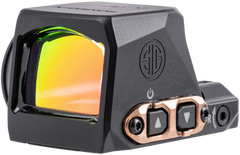 Sig Sauer Electro-Optics Romeo-X Enclosed Compact 1x 24mm 2 MOA Red Dot/65 MOA Circle Reticle - Black/Rose Gold