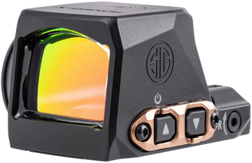 Sig Sauer Electro-Optics Romeo-X Enclosed Compact 1x 24mm 2 MOA Red Dot/65 MOA Circle Reticle - Black/Rose Gold