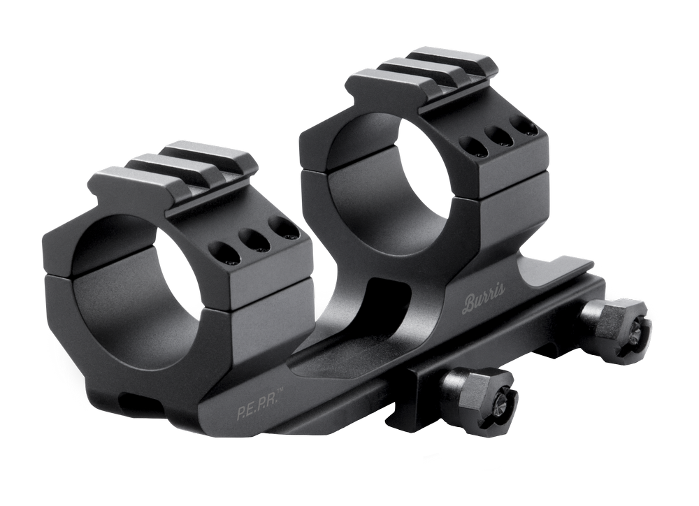Burris AR-P.E.P.R. 1" Scope Mount/Ring Combo Matte Black Steel - Cantilever Picatinny/Weaver