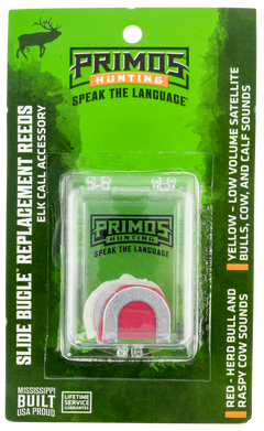 Primos Slide Bugle Replacement Diaphragm Red/Yellow 2 Per Pkg