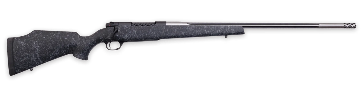 Weatherby Mark V Accumark 25 WBY RPM 24" 4+1 Bolt-Action Rifle - Graphite Black Cerakote