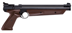 Crosman P1377BR American Classic .177 Caliber Pump Air Pistol - Brown Polymer Grips