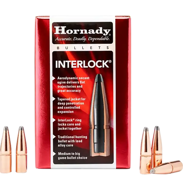 Hornady InterLock 270 Cal .277 130 gr Spire Point 100/Box