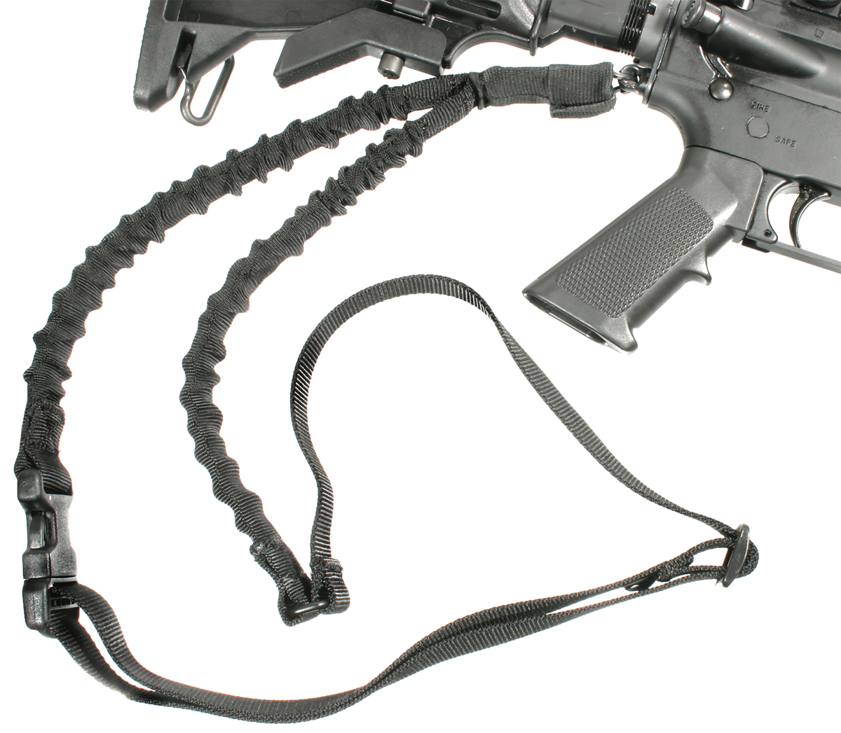 Blackhawk Universal Swift Rifle Sling Black Nylon Webbing 1.25" Three-Point Design