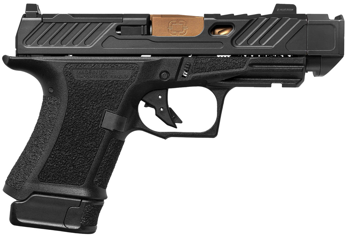 Shadow Systems CR920P Elite 9mm Luger 3.75" 10+1/13+1 Semi-Auto Pistol - Black/Bronze
