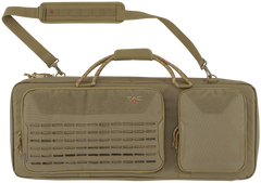 Tac Six 10830 Squad 32" Tactical Rifle Case Coyote 600D Polyester Lockable