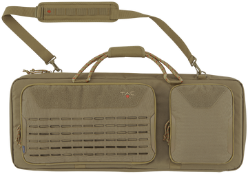 Tac Six 10830 Squad 32" Tactical Rifle Case Coyote 600D Polyester Lockable