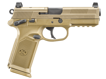 FN FNX-45 Tactical 45 ACP 4.5" 10+1 DA/SA Semi-Auto Pistol - FDE