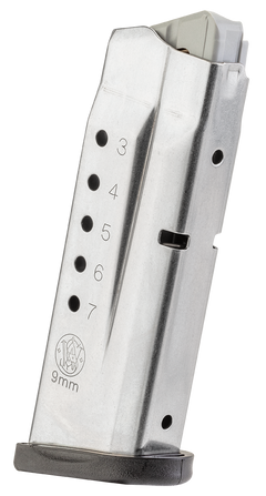 Smith & Wesson M&P Shield 9mm Luger 7rd Stainless Steel Magazine