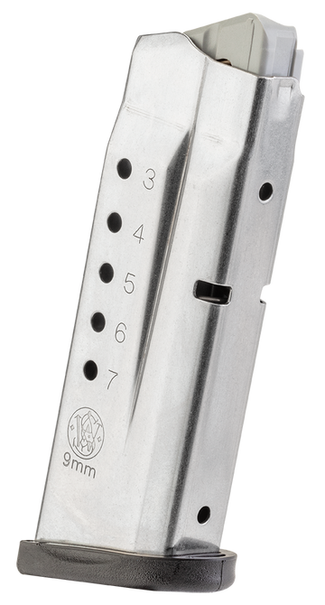 Smith & Wesson M&P Shield 9mm Luger 7rd Stainless Steel Magazine