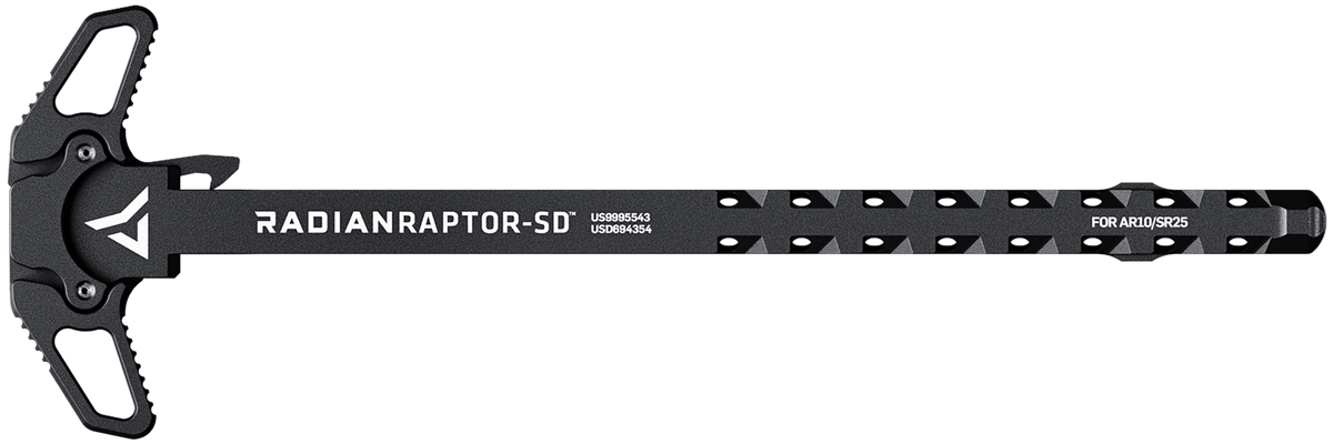 Radian Weapons Raptor-SD AR-10/SR-25 7.62 Gas-Ported Ambidextrous Charging Handle - Black