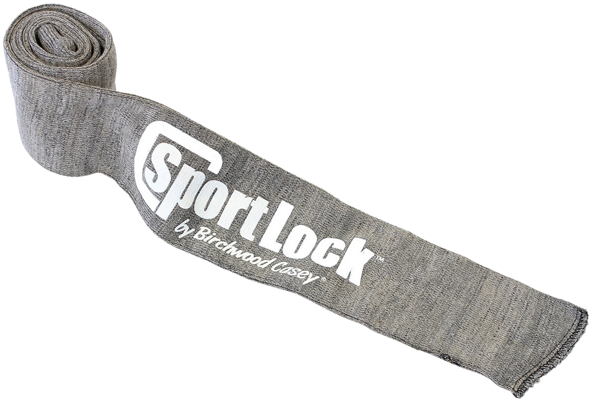 Birchwood Casey SportLock Silicone Gun Sleeve 53" Long Gray Silicone-Treated Cotton